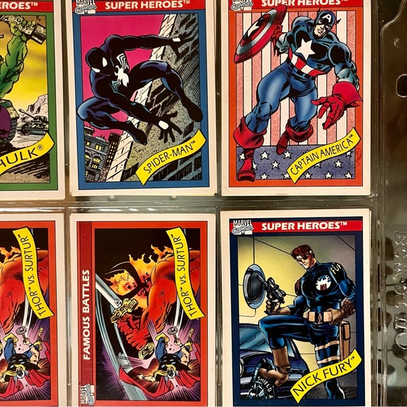 1990 Marvel Universe Comic Trading Cards - Picture 4 of 14